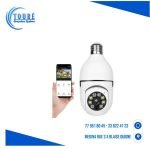 Caméra IP Lampe Espion 360 Wifi Alarme Et Capteur De Présence