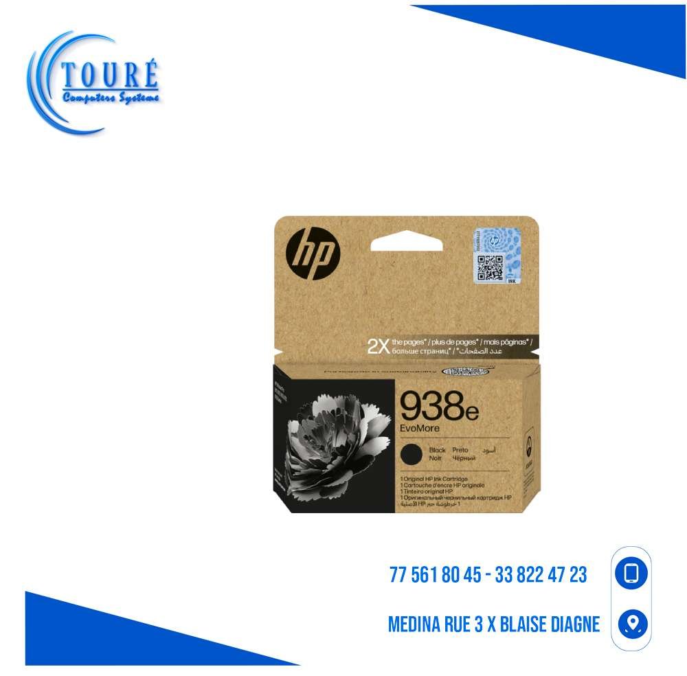 0604202669d414a412ac9.jpeg Cartouche d’encre noire HP 938e EvoMore authentique (4S6Y2PE) – Image 1