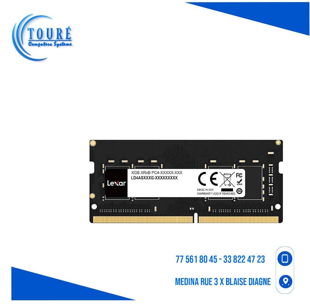0604202669d4151e3406e.jpeg Lexar 32 Go de mémoire vive DDR4 SODIMM 3200MT/s CL22 260 broches pour ordinateur portable – Image 1