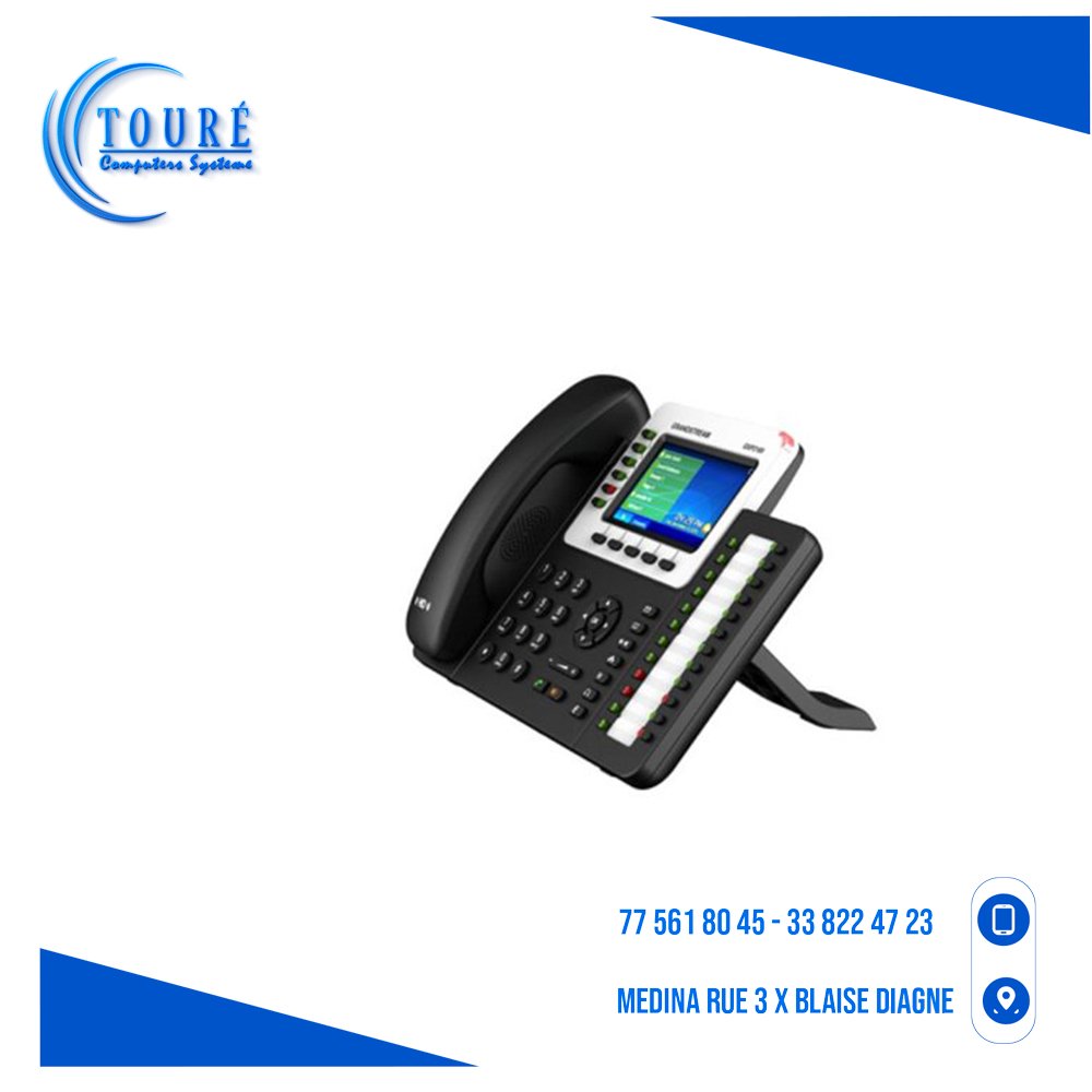 0604202669d41a11731d3.jpeg Téléphone IP d'entreprise GXP2160 6 lignes – Image 1