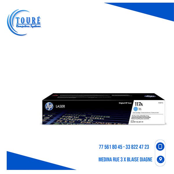 0604202669d421636f1fc.jpeg HP 117A Cartouche de toner cyan authentique – Image 1