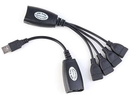 0604202669d422a5244f7.jpeg Câble Rallonge Usb 2.0 Hub 1 à 4 Ports Rj45 – Image 1