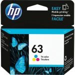 Cartouche d'encre couleur d'origine 63 HP Inkjet