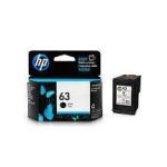 Cartouche d'encre noire d'origine 63 Consommables pour imprimante HP Inkjet