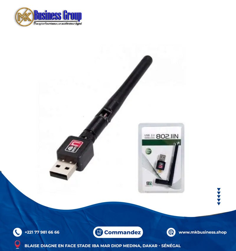 IMG-0524 Adaptateur USB 2.0 Wi‑Fi 802.11n – Image 1