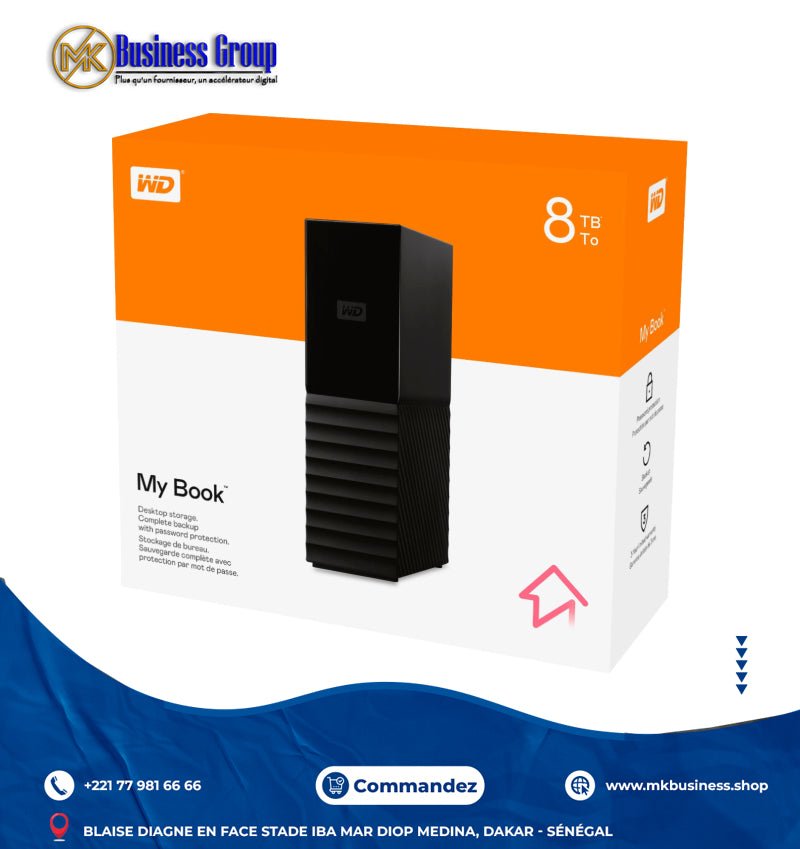 IMG-0532 WD My Book 8 To – Disque Dur Externe – Image 1
