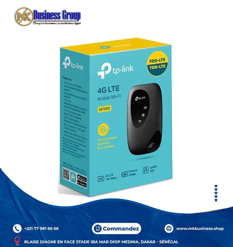 IMG-9194 TP-Link M7010 – Routeur Portable 4G LTE Mobile Wi-Fi – Image 1