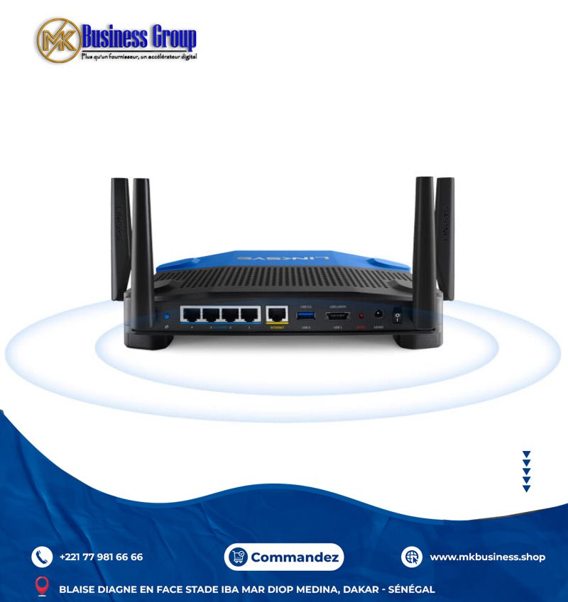 IMG-9210 Linksys WRT1900AC – Routeur Wi-Fi Gigabit AC1900 Bi-bande – Image 1